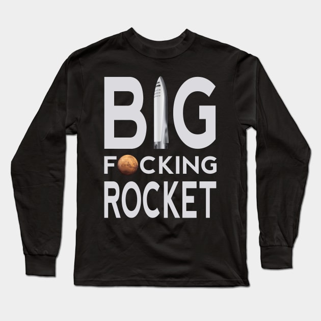 Big Fucking Rocket Long Sleeve T-Shirt by Nerd_art